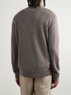 Hartford - Wool and Cashmere-Blend Half-Zip Sweater - Brown