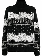 ERMANNO - Embroidered Turtleneck Sweater
