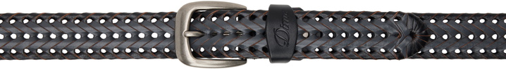 Photo: Dime Black Braided Leather Belt