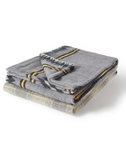 Pendleton - Two-Pack Intarsia Cotton-Blend Throw