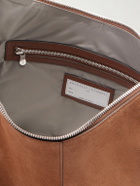 Brunello Cucinelli - Leather-Trimmed Suede Tote Bag