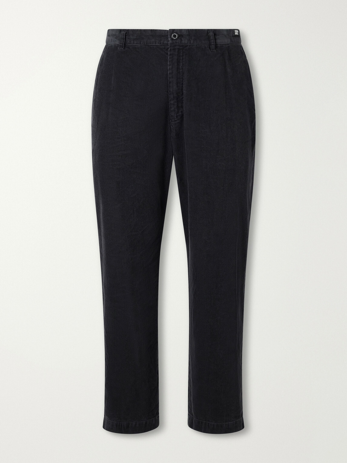 Neighborhood - Straight-Leg Cotton-Blend Corduroy Trousers - Black