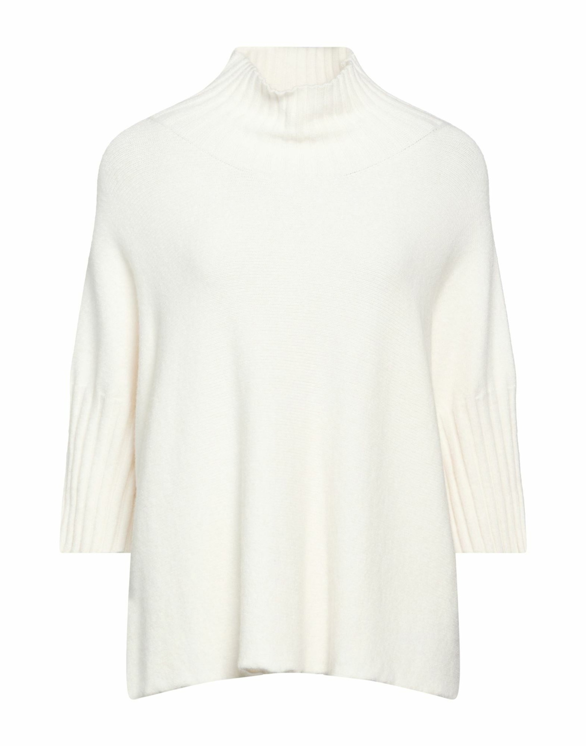 Manila Grace Womens Turtleneck in White