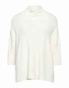 Manila Grace Womens Turtleneck in White
