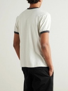 KAPITAL - Slim-Fit Printed Cotton-Jersey T-Shirt - Gray