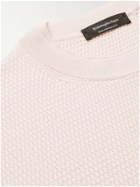 ERMENEGILDO ZEGNA - High Performance Waffle-Knit Wool Sweater - Neutrals