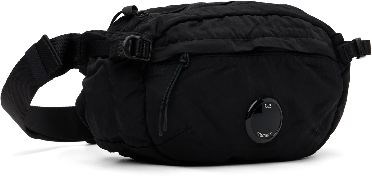 C.P. Company Black Nylon B Belt Bag