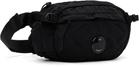 C.P. Company Black Nylon B Belt Bag