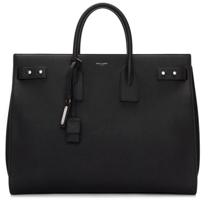 Photo: Saint Laurent Black Large Sac de Jour Tote