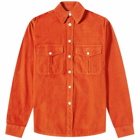 Paul Smith Men's Chest Pocket Casual Fit Shirt in Orange