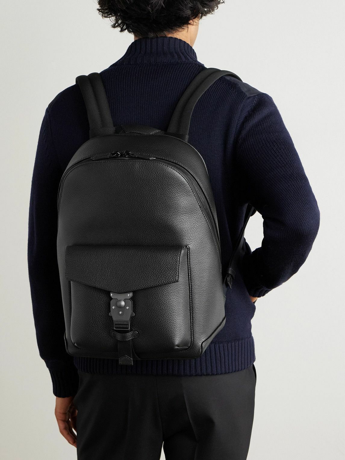 Montblanc - M-Lock 4810 Full-Grain Leather Backpack