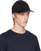 Courrèges Black Classic Faux-Leather Cap