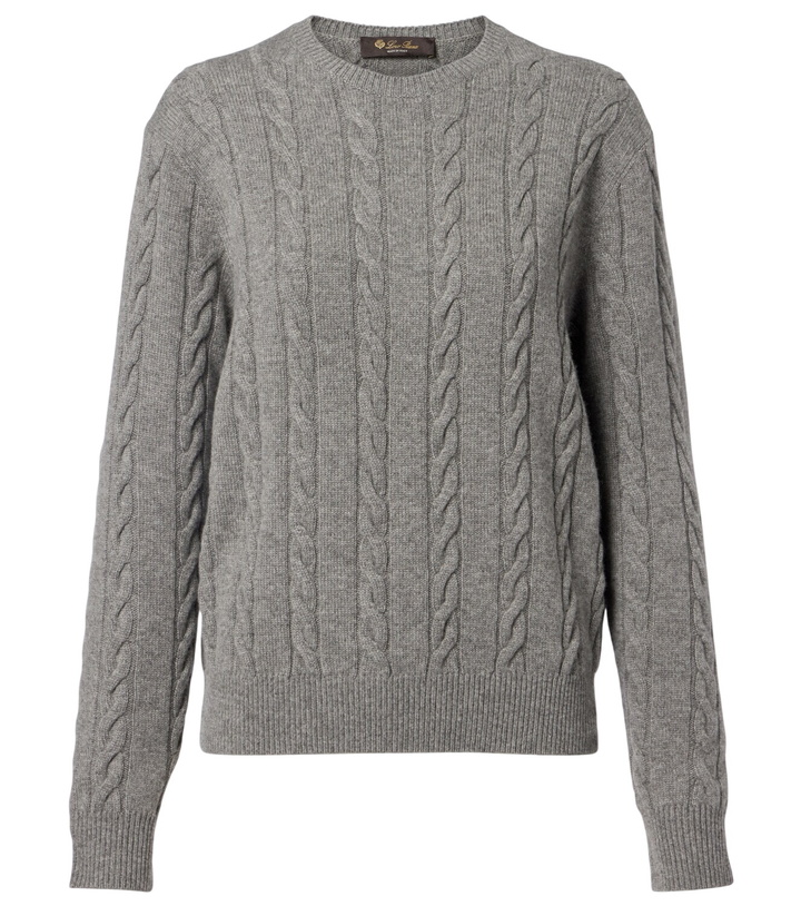 Photo: Loro Piana Cedar cable-knit cashmere sweater