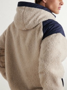 Canada Goose - Alberni Reversible Hooded Ripstop-Trimmed Wool-Blend Fleece Bomber Jacket - Neutrals