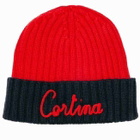 MC2 Saint Barth Blended Cashmere Hat With Cortina Embroidery