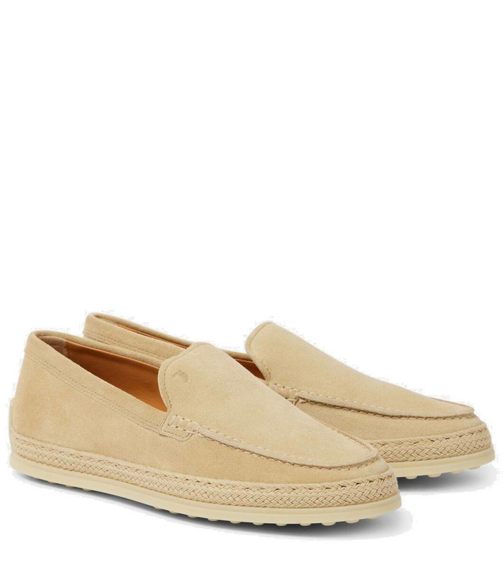 Photo: Tod's Suede espadrilles