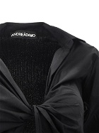 Andreadamo Ribbed Knit Midi Dress With Shirt