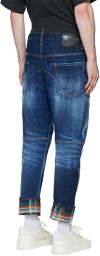 Dsquared2 Navy 'Icon' Combat Jeans