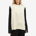 Jil Sander Women's Bomber Shirt Jacket in Champagne