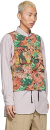 Engineered Garments Multicolor Floral Camo Cover Vest