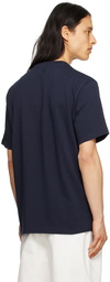 AMI Paris Navy 'Ami Paris France' T-Shirt