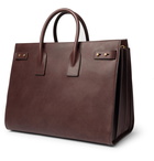 SAINT LAURENT - Sac De Jour Leather Weekend Bag - Brown