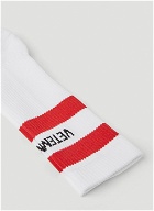 VETEMENTS - Iconic Logo Socks in White
