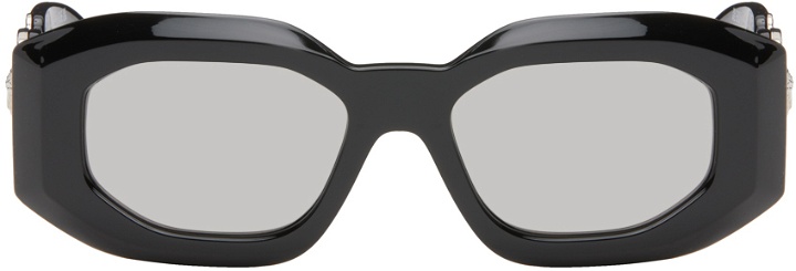 Photo: Versace Black Maxi Medusa Biggie Sunglasses
