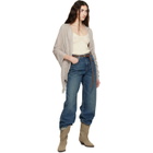 Isabel Marant Beige Zephyr Cashmere Scarf
