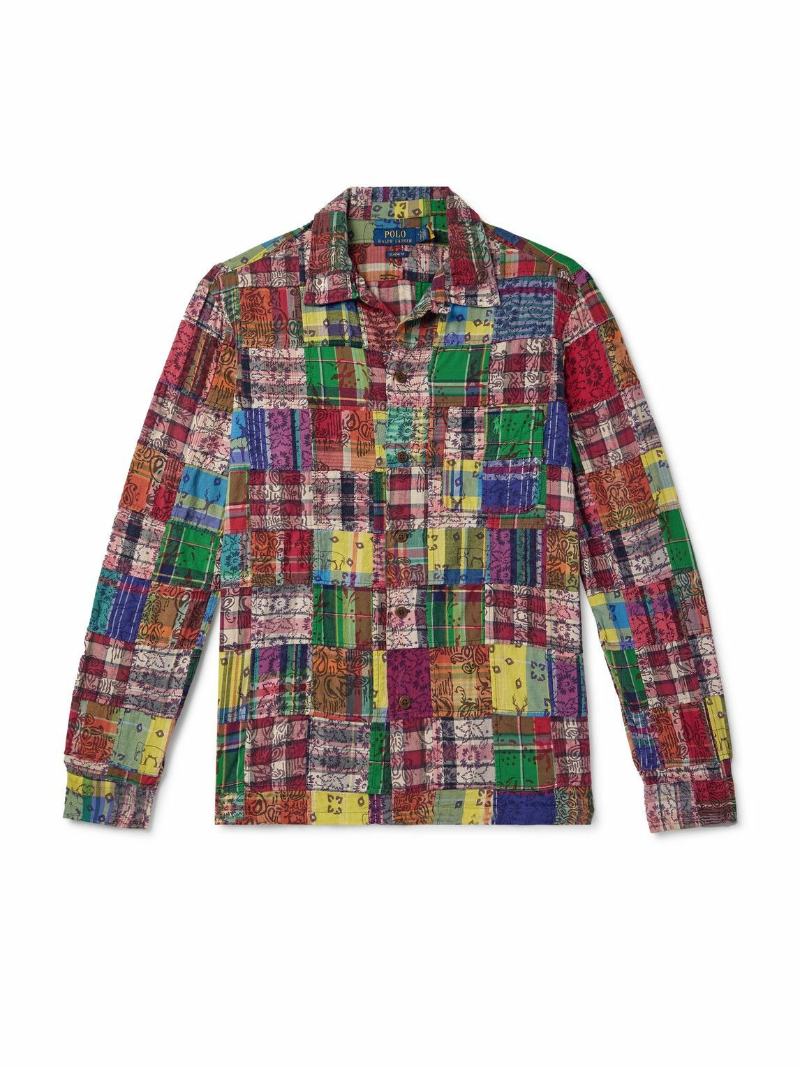 Polo Ralph Lauren - Patchwork Printed Cotton-Madras Shirt - Red Polo Ralph  Lauren