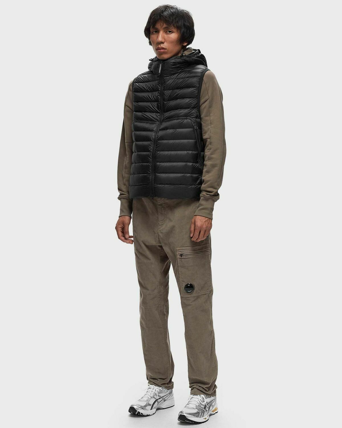 C.P. Company D.D. Shell Goggle Down Vest Black Vests C.P. Company