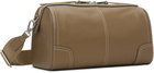 Paul Smith Taupe Leather Crossbody Bag