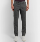 Incotex - Slim-Fit Puppytooth Woven Trousers - Gray