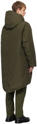 Nanamica Khaki Long Down Coat