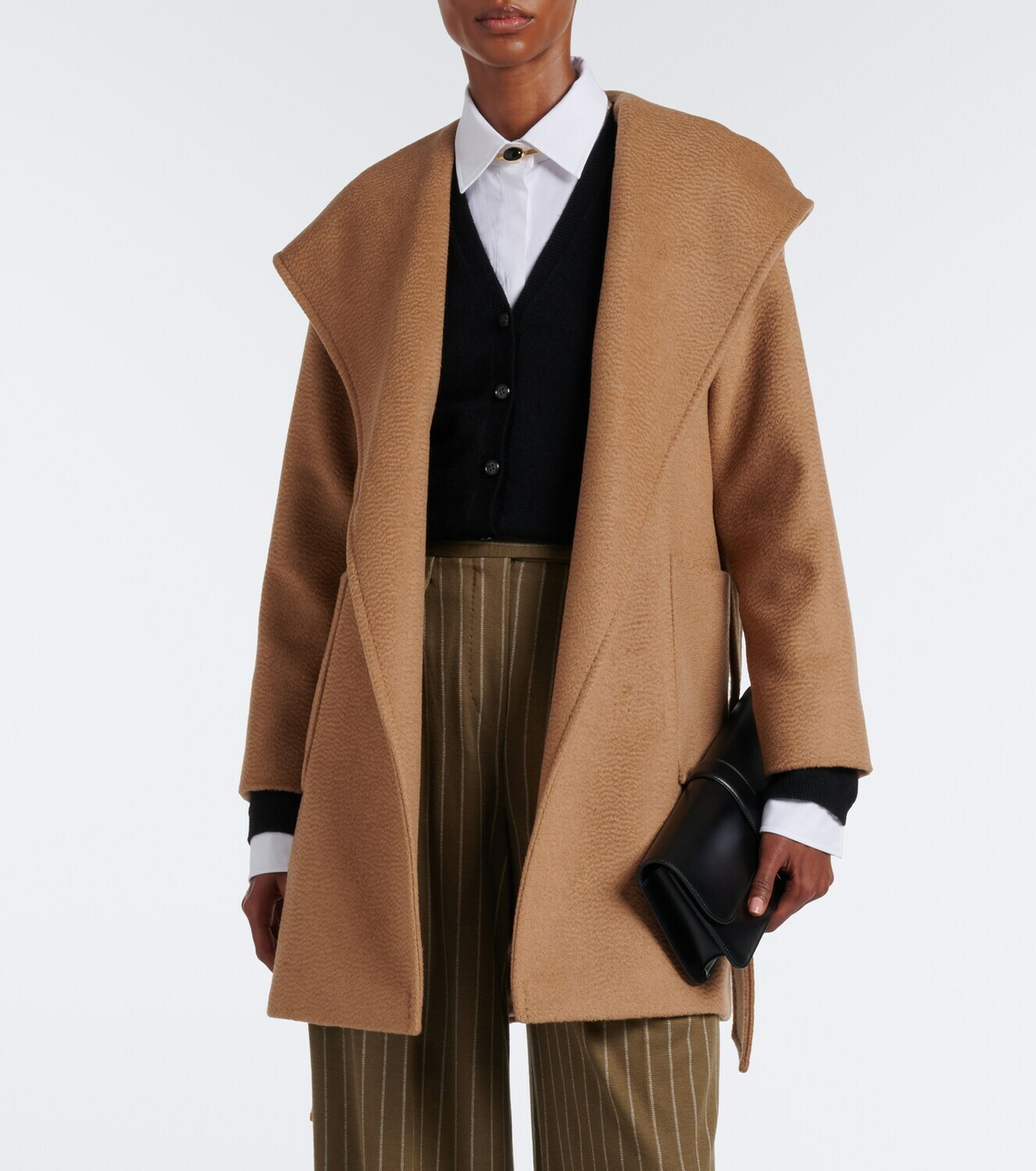Max Mara Camel hair wrap coat