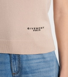 Givenchy Logo wool and cashmere tank top