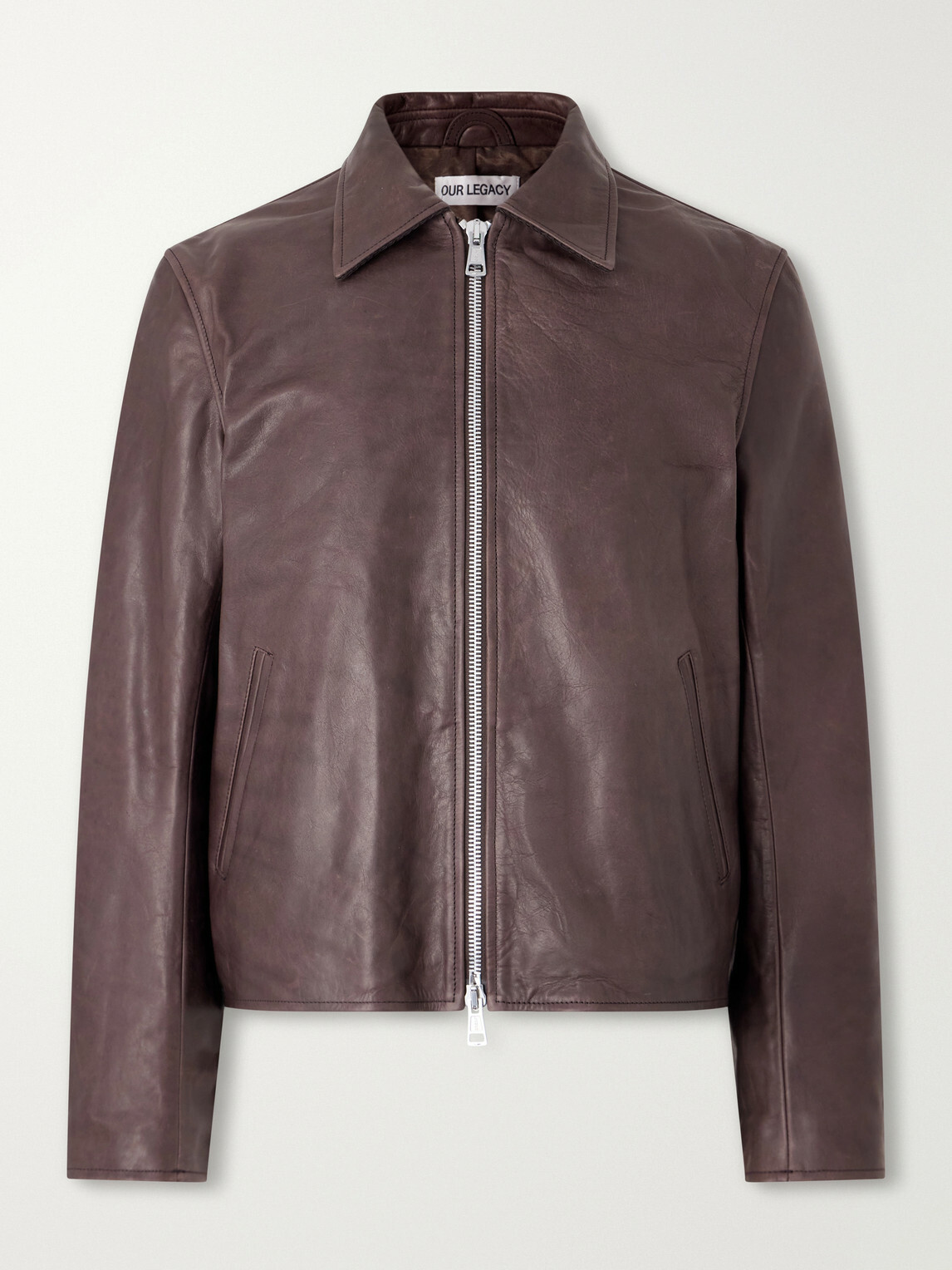 Our Legacy - Mini Leather Jacket - Brown