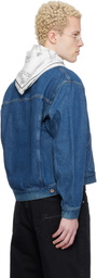 Maison Kitsuné Blue KURO Edition Selvedge Voyage Denim Jacket