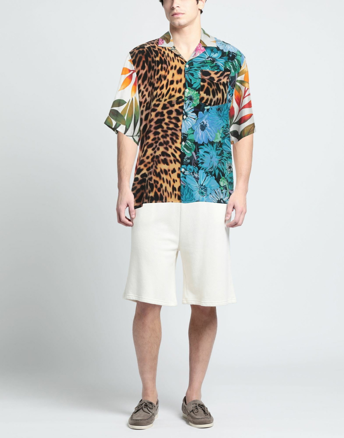 Marine Serre Mens Shirt Azure