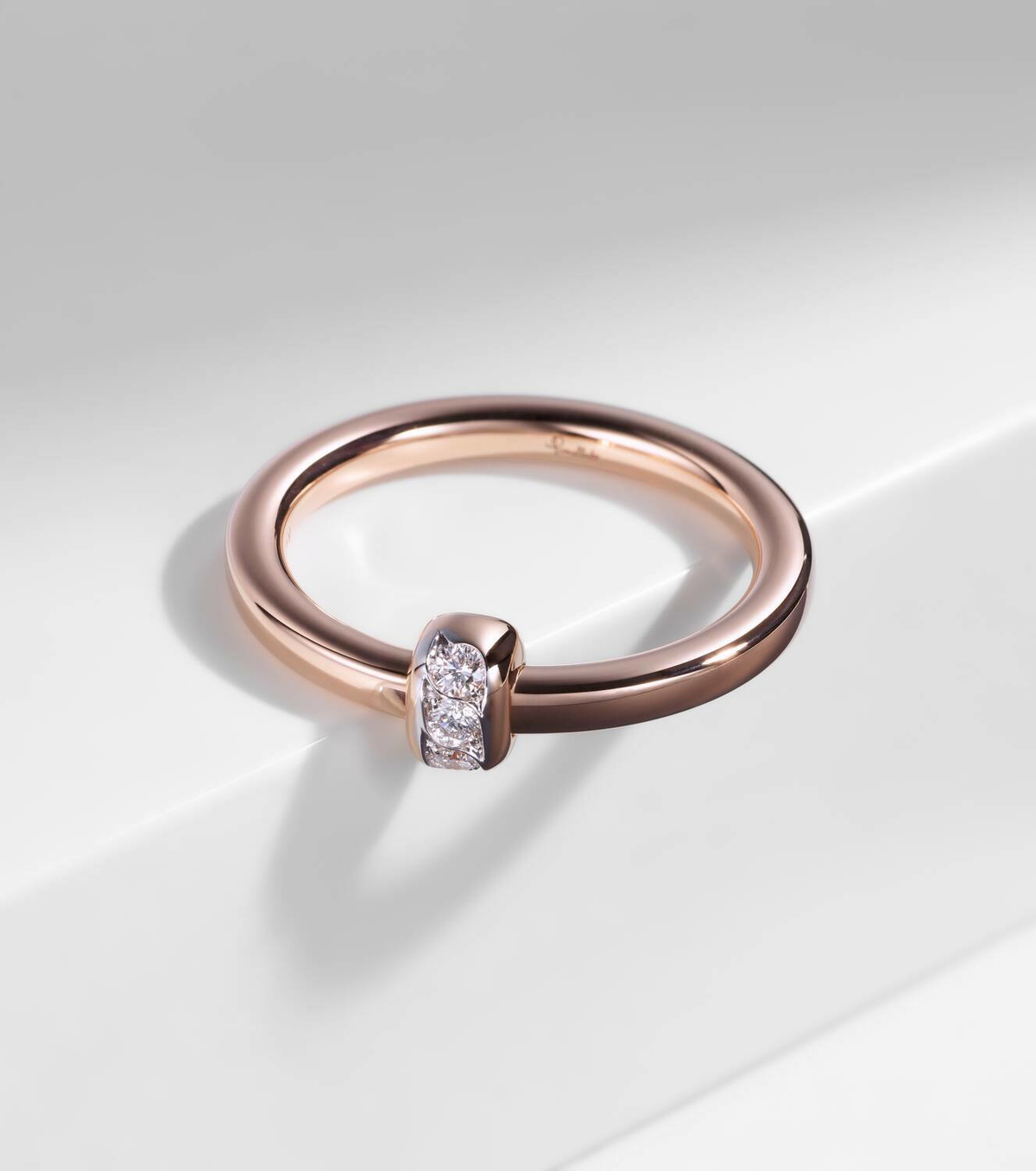 Pomellato Pomellato Together 18kt rose gold ring with diamonds