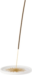 L'OBJET White & Gold Soleil Incense Holder