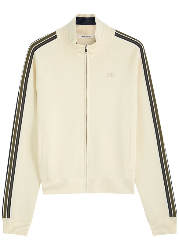 Photo: Wales Bonner Fine-knit Track Jacket Cream