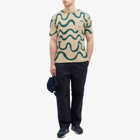 By Parra Men's Sound Waved T-Shirt in Tan