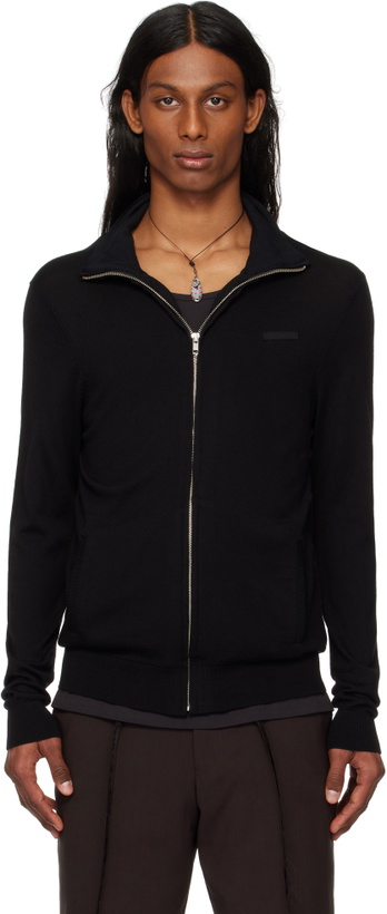Photo: HODAKOVA Black Knitted Track Jacket