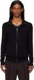 HODAKOVA Black Knitted Track Jacket