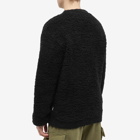 Awake NY Boucle A Crew Knit in Black