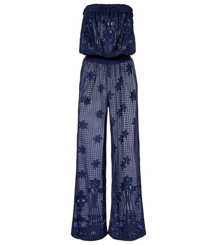 Photo: Melissa Odabash Viv HS cotton-blend lace romper