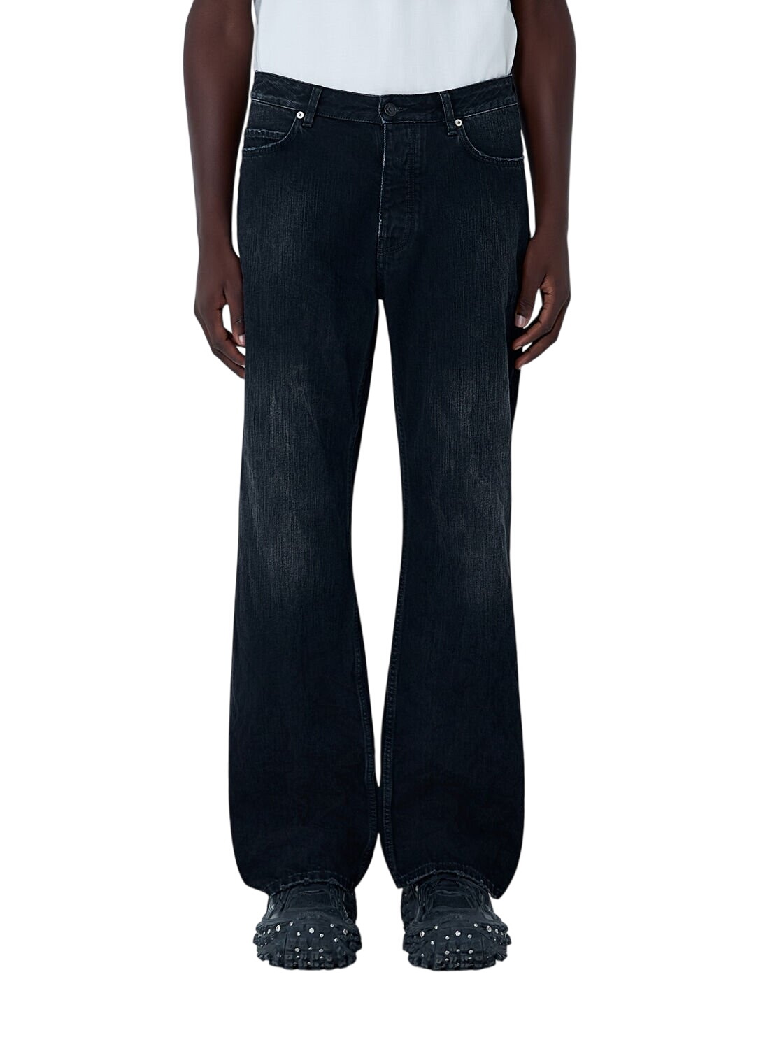 Balenciaga Black Japanese Denim Jeans Balenciaga