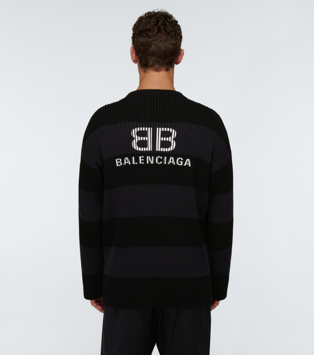 Balenciaga - Striped crewneck sweater Balenciaga