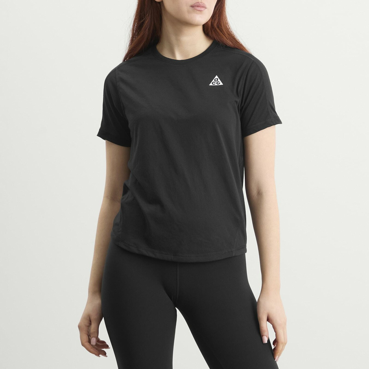 Nike Women's ACG Trail Short Sleeve T-Shirt in Black